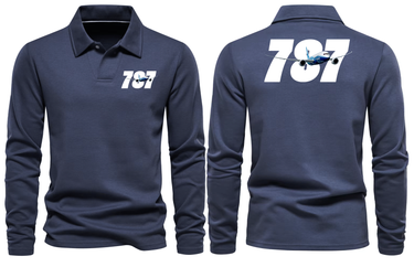 BOEING 787 LONG SLEEVE POLO